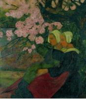 Serusier, Paul - Two Breton Women under a Flowering Apple Tree II